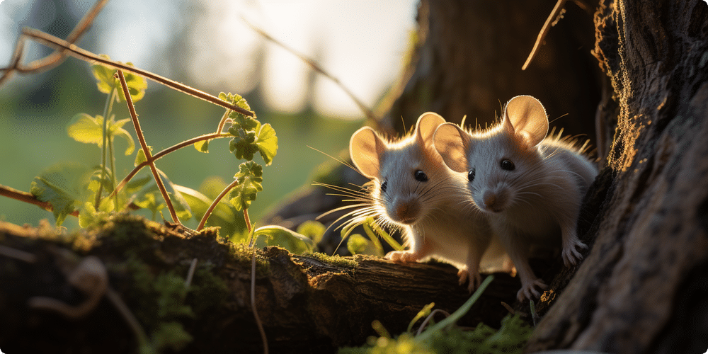 Le comportement et les interactions des souris