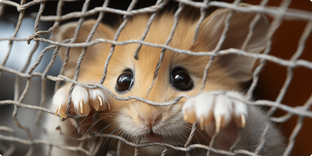 Symptômes révélateurs de stress chez les hamsters