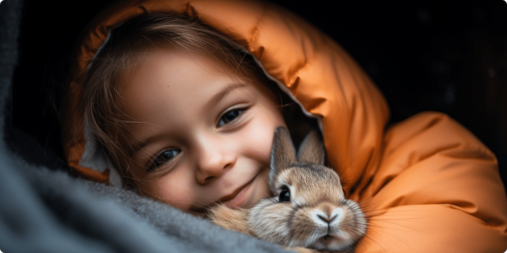 Le lapin : calme et câlins