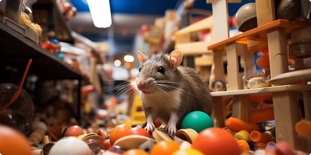 Les différents types de jouets pour rats domestiques